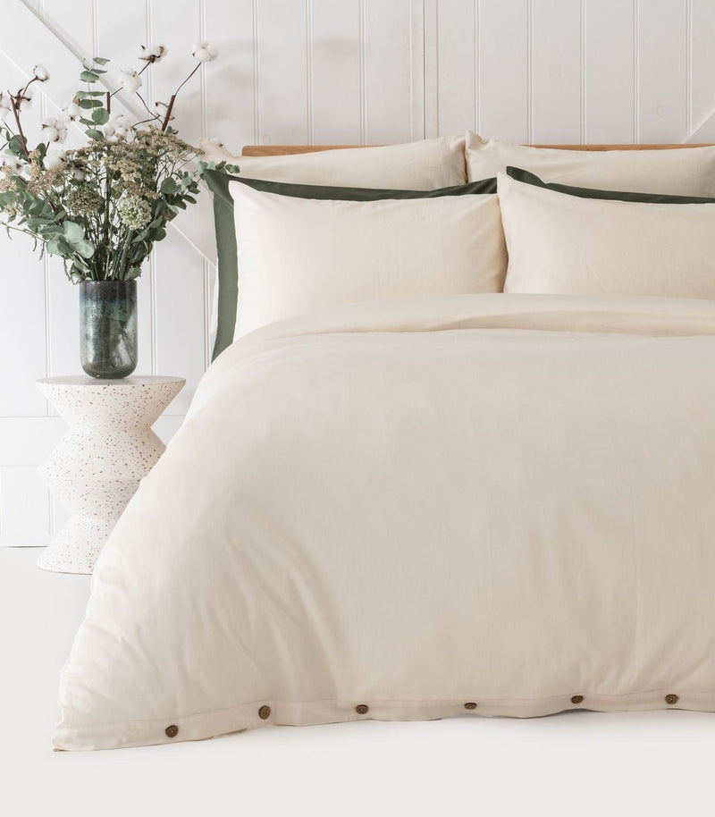 Sateen Plain Quilt Cover Set
