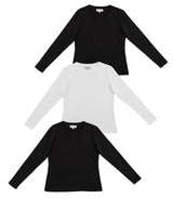 Basic Long Sleeve Top (3 Pack)