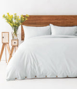 Sateen Plain Quilt Cover Set