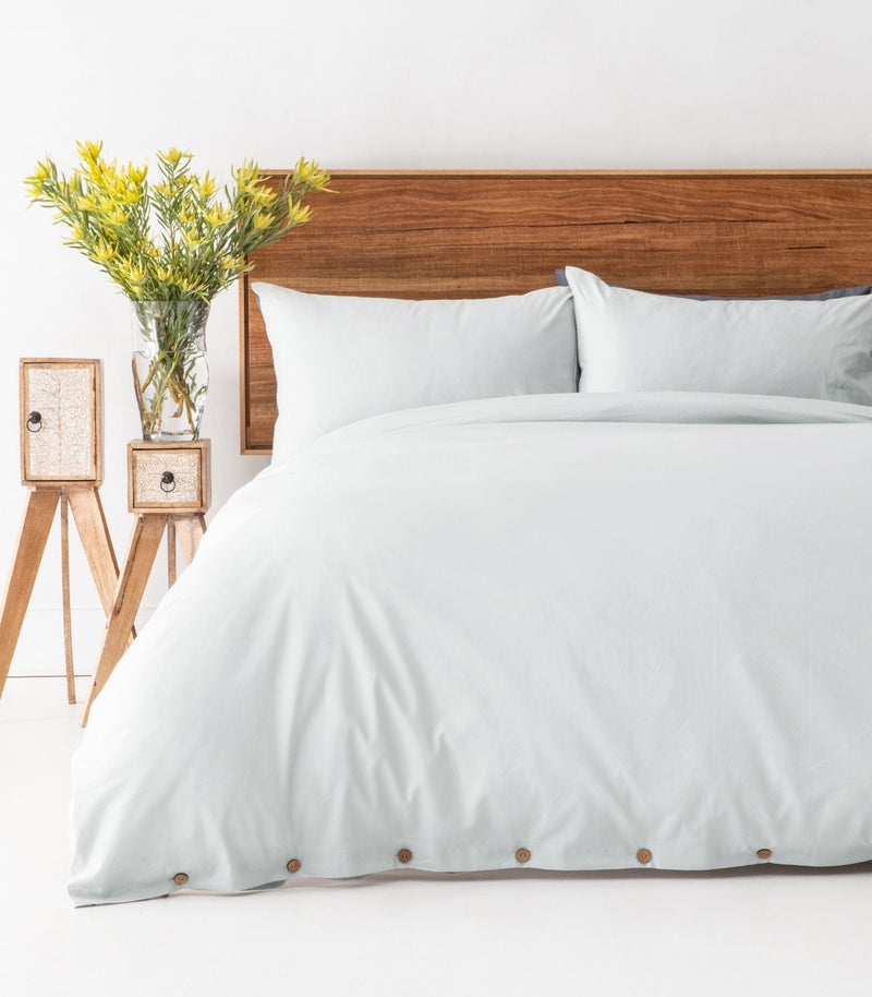 Sateen Plain Quilt Cover Set
