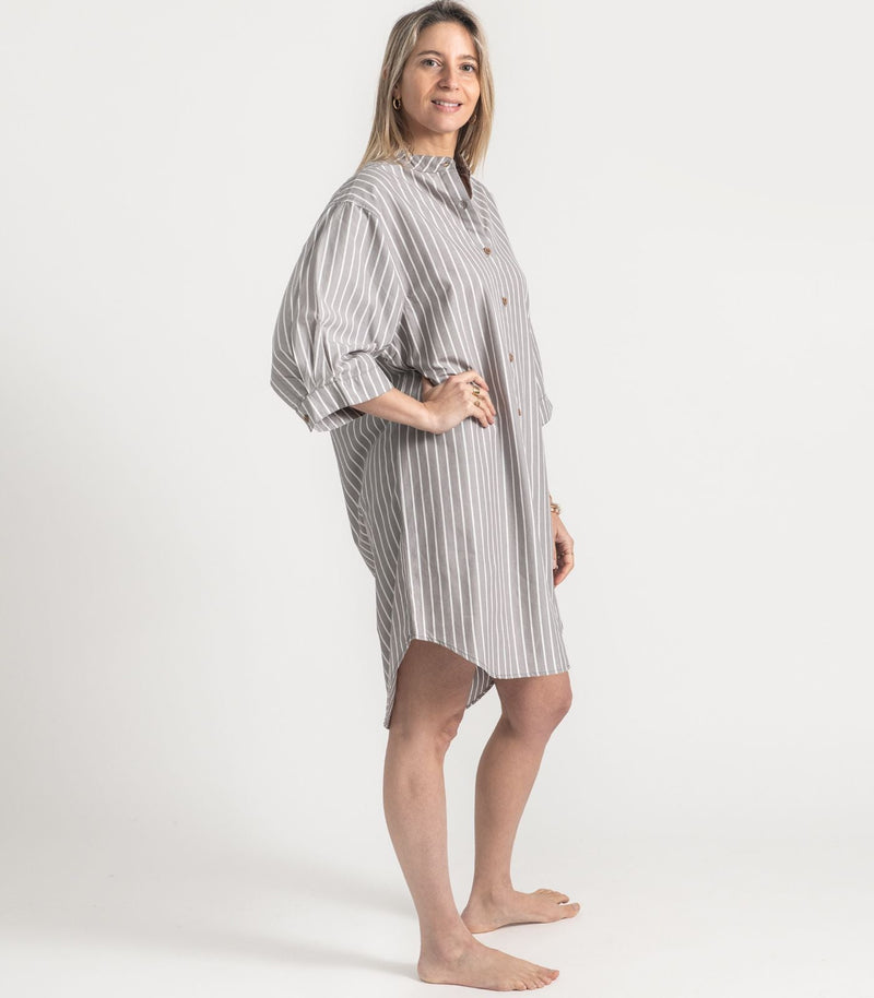 Percale - Night Shirt - Stripe
