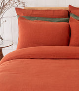Linen Plain Quilt Cover Set