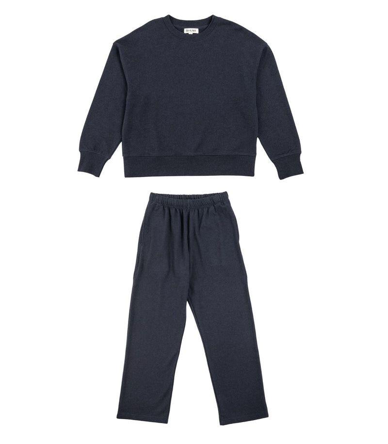Sweatshirt and Wide Leg Track Pant - Fleece Pack