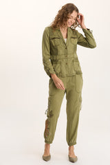 Darri Embroidered Pull-on Soft Twill Jogger