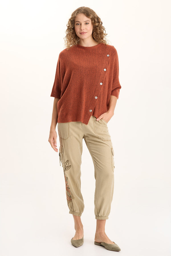 Darri Embroidered Pull-on Soft Twill Jogger