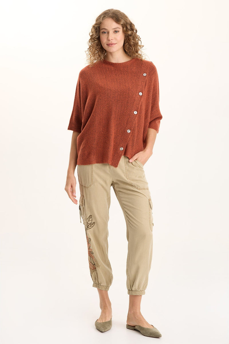 Darri Embroidered Pull-on Soft Twill Jogger