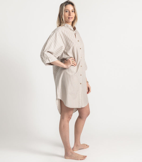 Percale - Night Shirt - Stripe