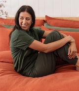 Linen Plain Quilt Cover Set