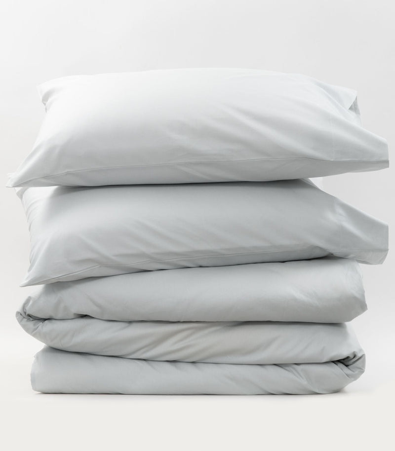 Sateen Plain Quilt Cover Set