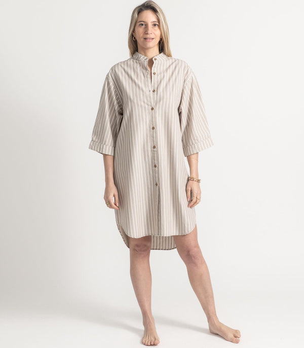 Percale - Night Shirt - Stripe