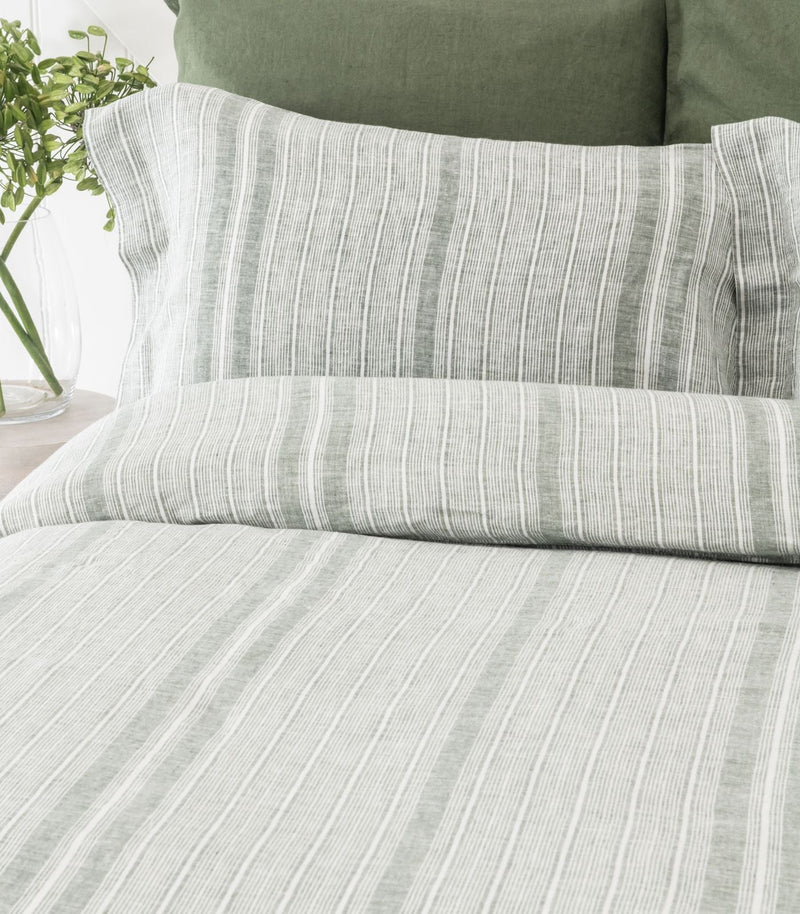 Linen Plain Quilt Cover Set