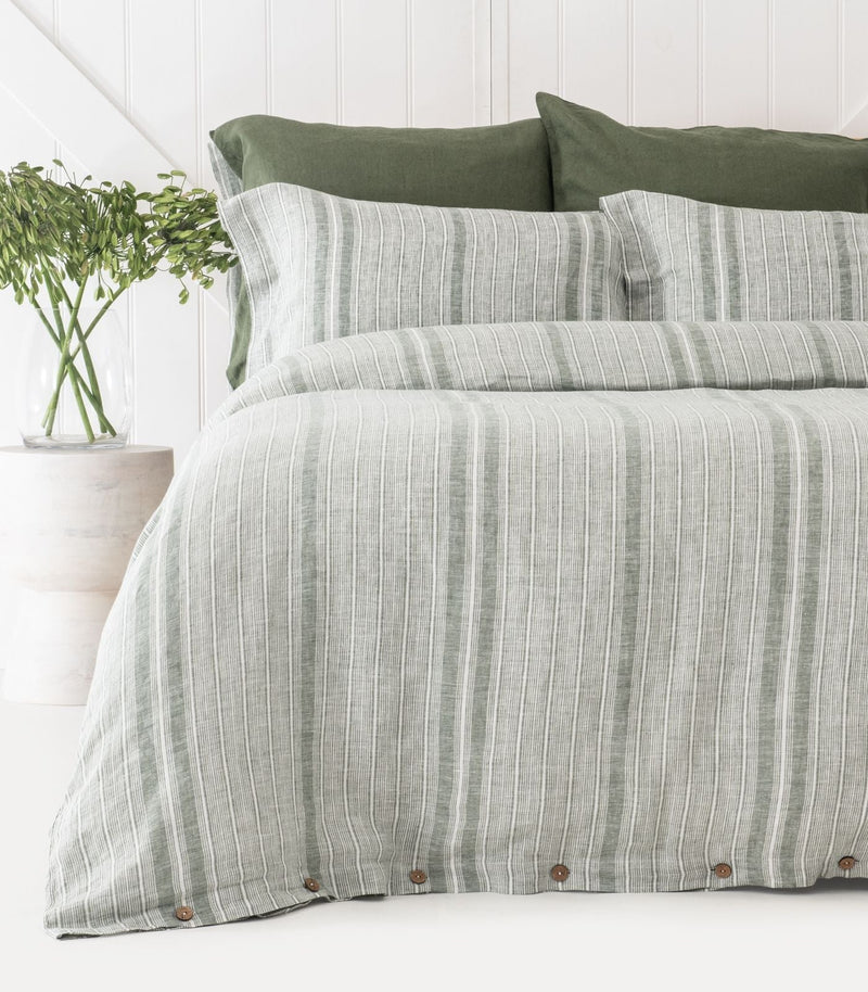 Linen Plain Quilt Cover Set