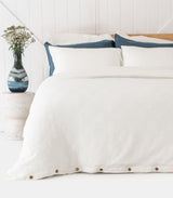 Linen Plain Quilt Cover Set