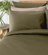 Sateen Plain Quilt Cover Set