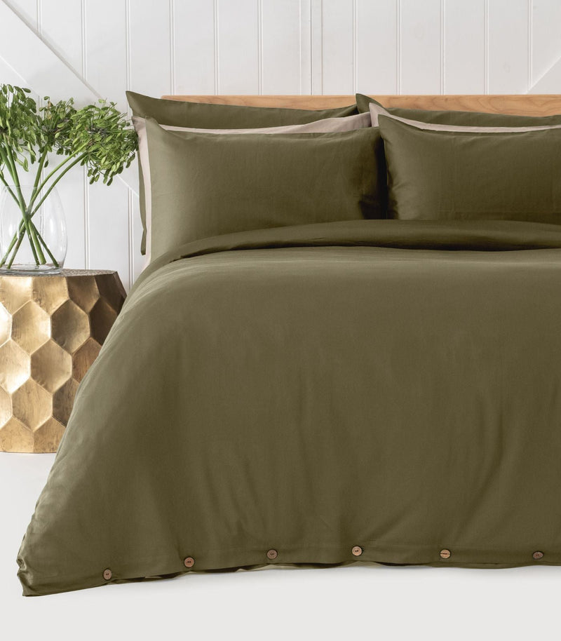 Sateen Plain Quilt Cover Set