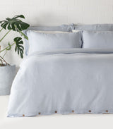 Linen Plain Quilt Cover Set