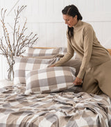 Flannelette Sheet Set - Check