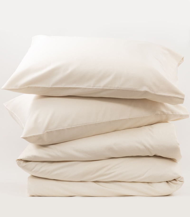 Sateen Plain Quilt Cover Set