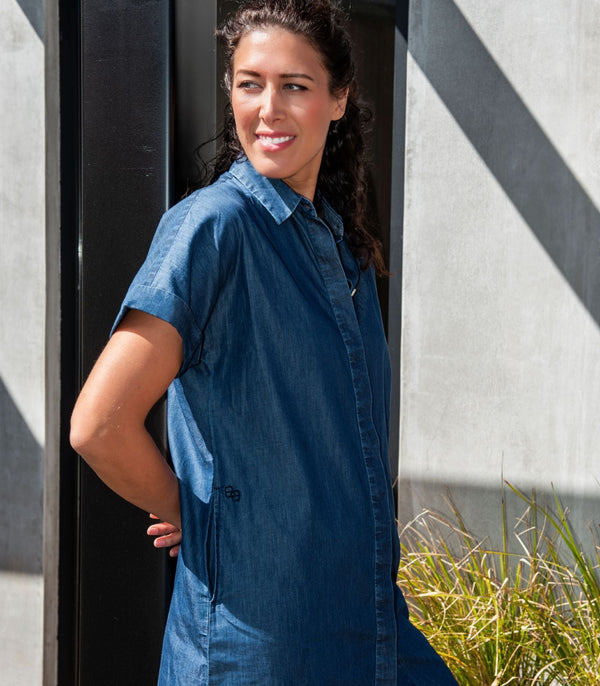 Denim Shirt Dress