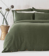 Linen Plain Quilt Cover Set