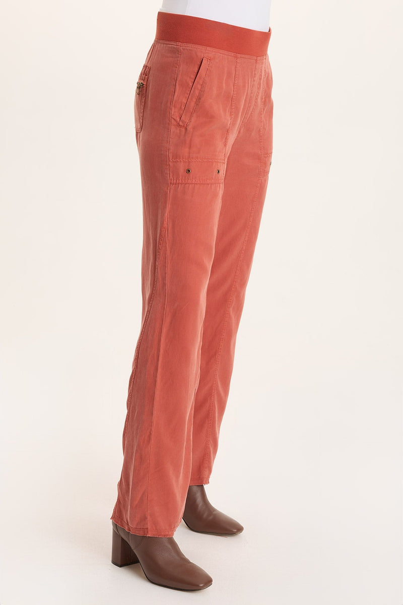 Schyler Soft Twill Wide-Leg Trouser