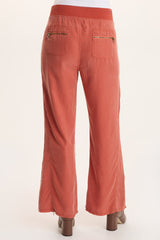 Schyler Soft Twill Wide-Leg Trouser