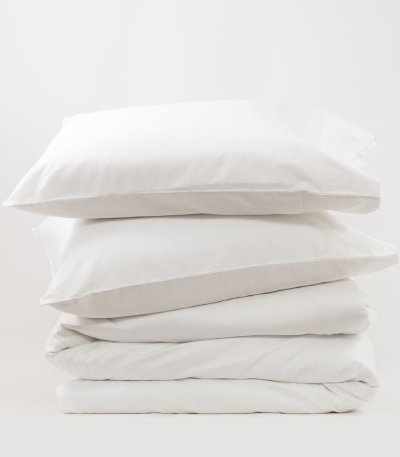 Sateen Plain Quilt Cover Set