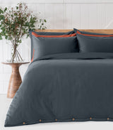 Sateen Plain Quilt Cover Set
