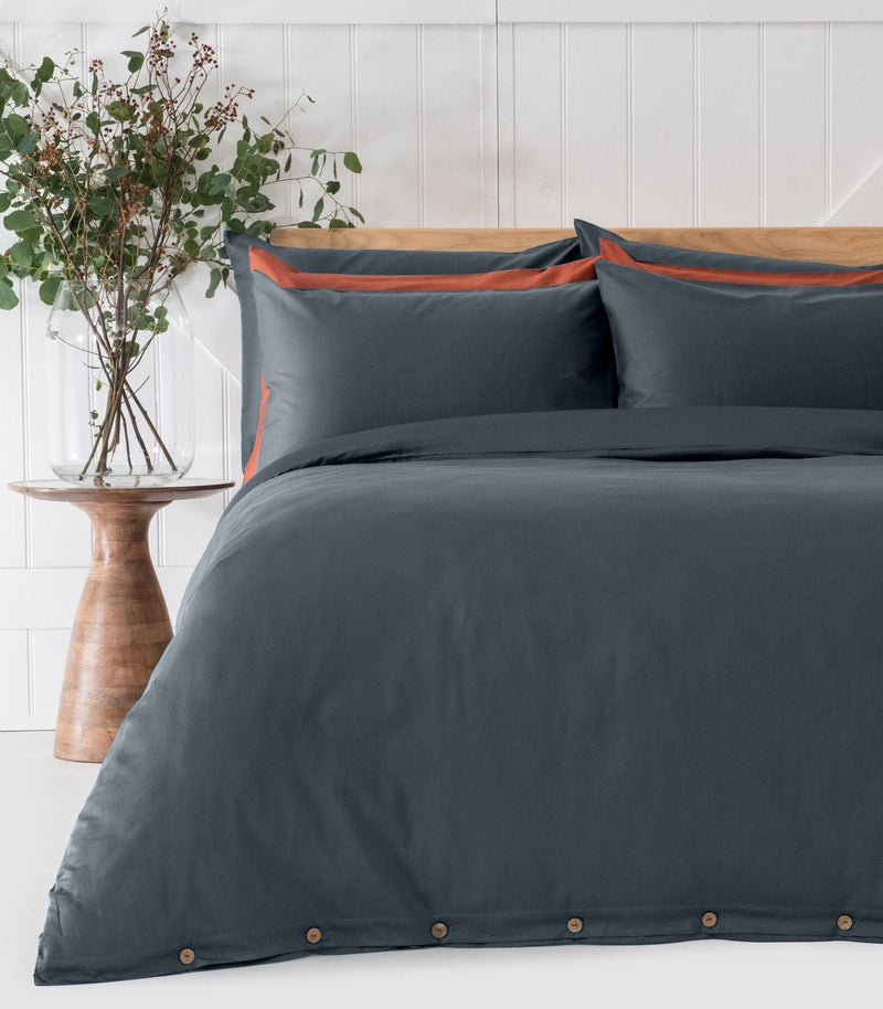 Sateen Plain Quilt Cover Set