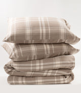 Flannelette Quilt Cover Set - Plaid