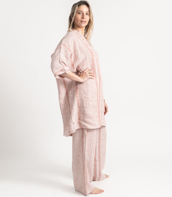 Linen Kurta PJ Set