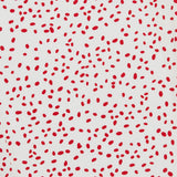 Confetti Dot Pima Knit Long-Sleeved Pajama - Red