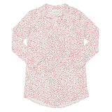 Confetti Dot Pima Knit Night Shirt - Red