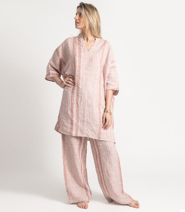 Linen Kurta PJ Set