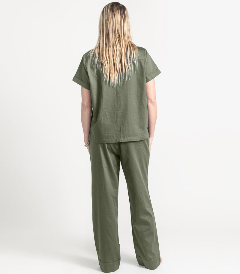 Sateen Short Sleeve PJ Set