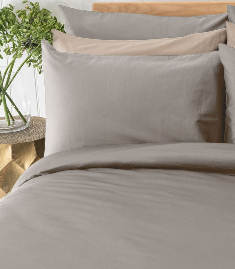 Sateen Plain Quilt Cover Set