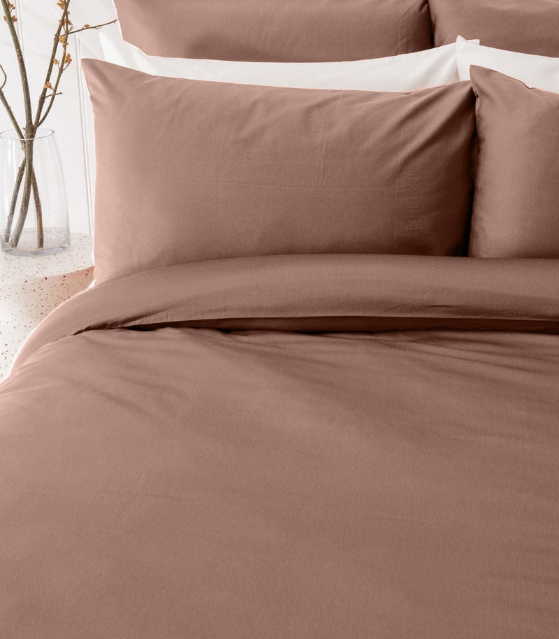 Sateen Plain Quilt Cover Set