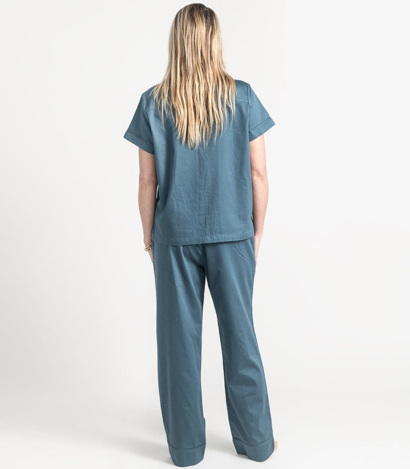 Sateen Short Sleeve PJ Set