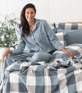 Flannelette Sheet Set - Check