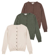Fine Knit Cardigan (3 pack)