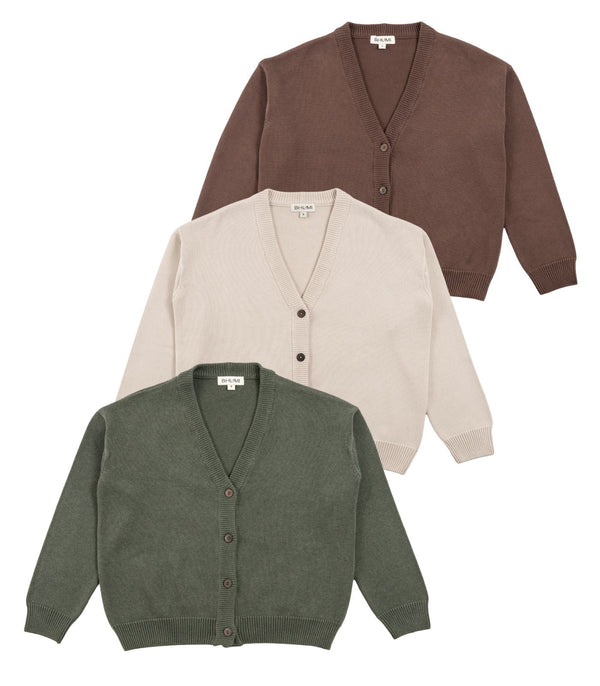 Chunky Knit Cardigan (3 pack)
