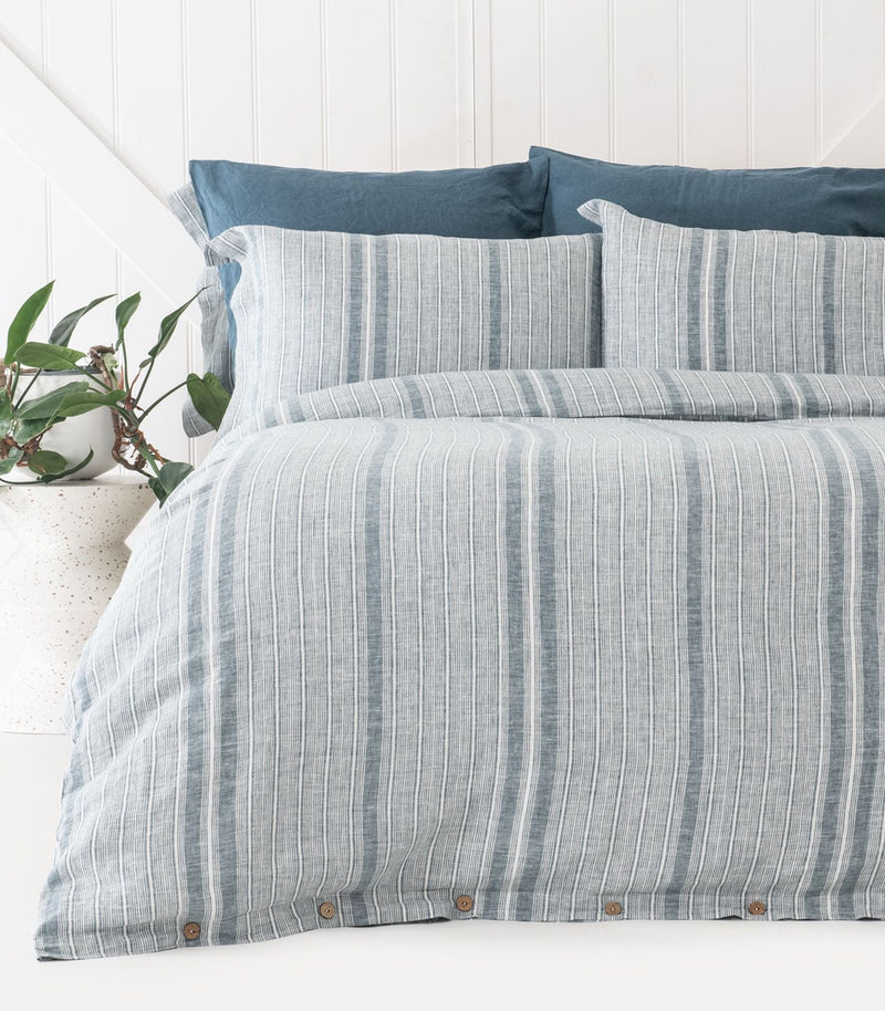 Linen Plain Quilt Cover Set