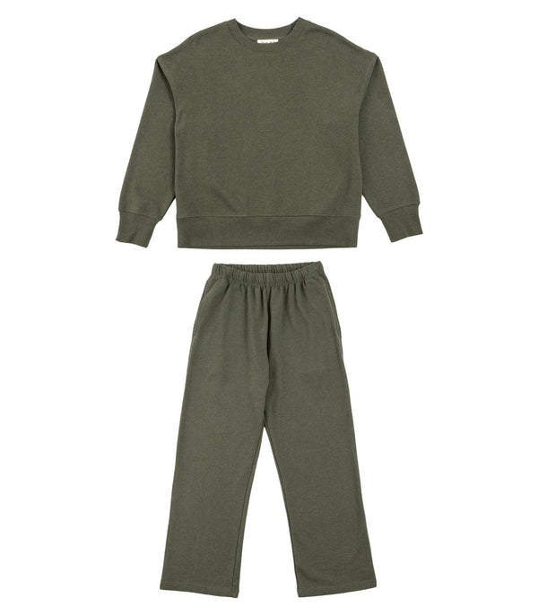 Sweatshirt and Wide Leg Track Pant - Fleece Pack - New Arrival