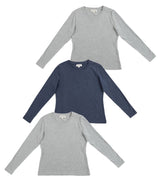 Basic Long Sleeve Top (3 Pack) - New Arrival