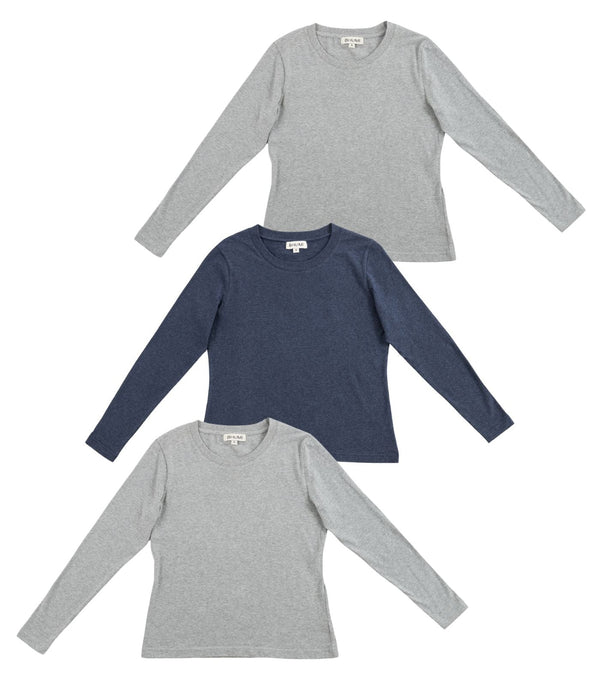 Basic Long Sleeve Top (3 Pack) - New Arrival