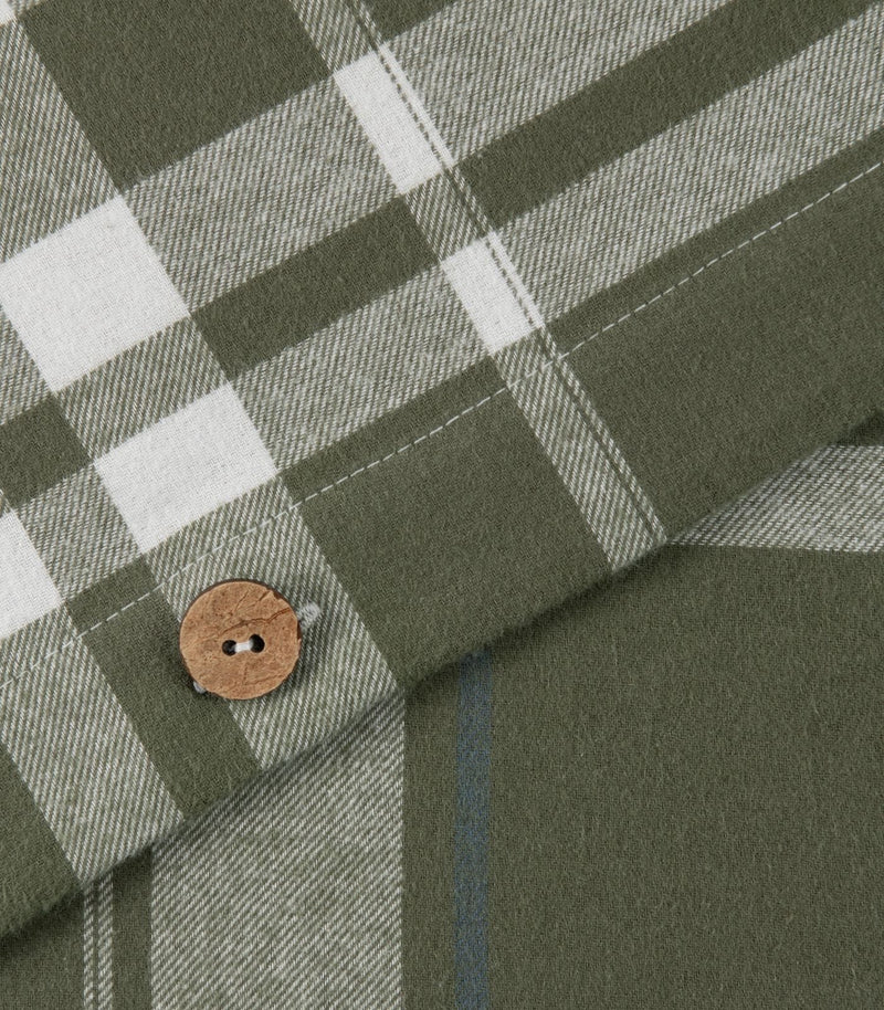 Flannelette Quilt Cover Set - Plaid