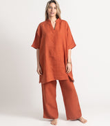Linen Kurta PJ Set