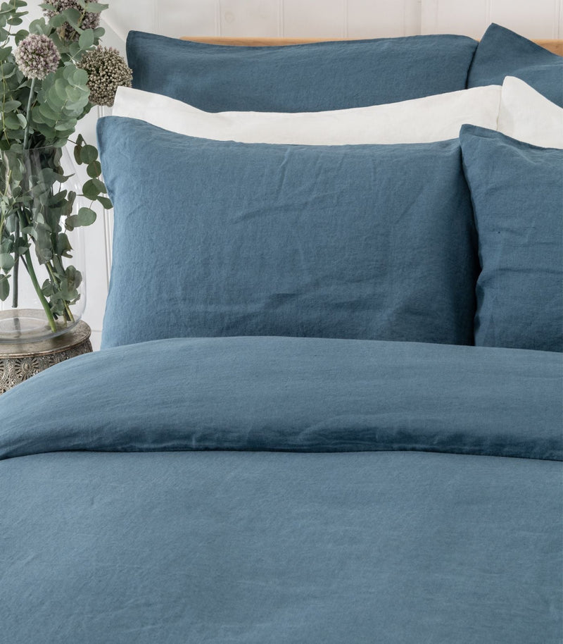 Linen Plain Quilt Cover Set