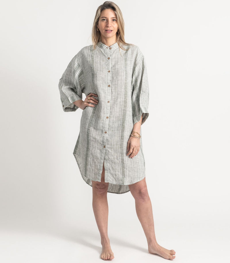 Linen Night Shirt