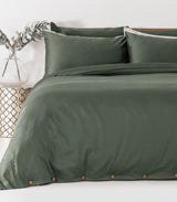 Sateen Plain Quilt Cover Set